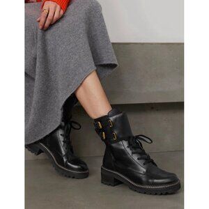 The See By Chloé Mallory Ankle Boots Like New In Box 38